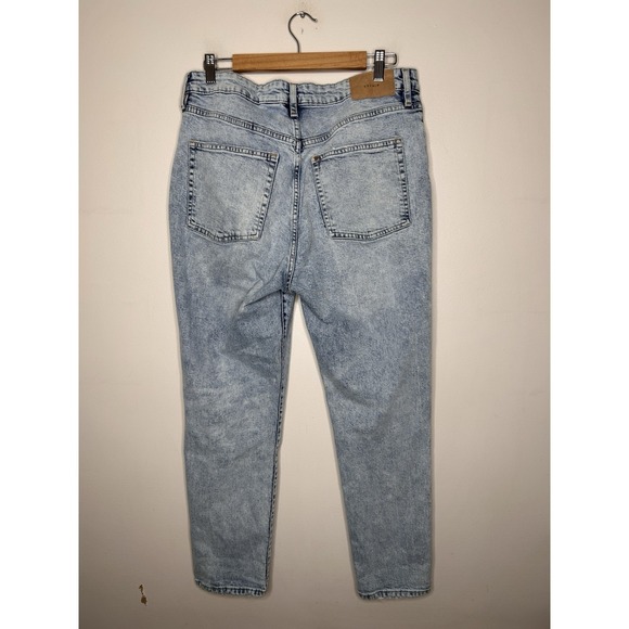 & Denim By H&M Loose Mom Ultra High Waist Ankle Length Jeans Women's Size 12 Y2K - Picture 3 of 9
